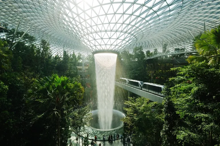 Nejzajímavější letiště na světě najdete v&nbsp;Singapuru: Letiště Changi
